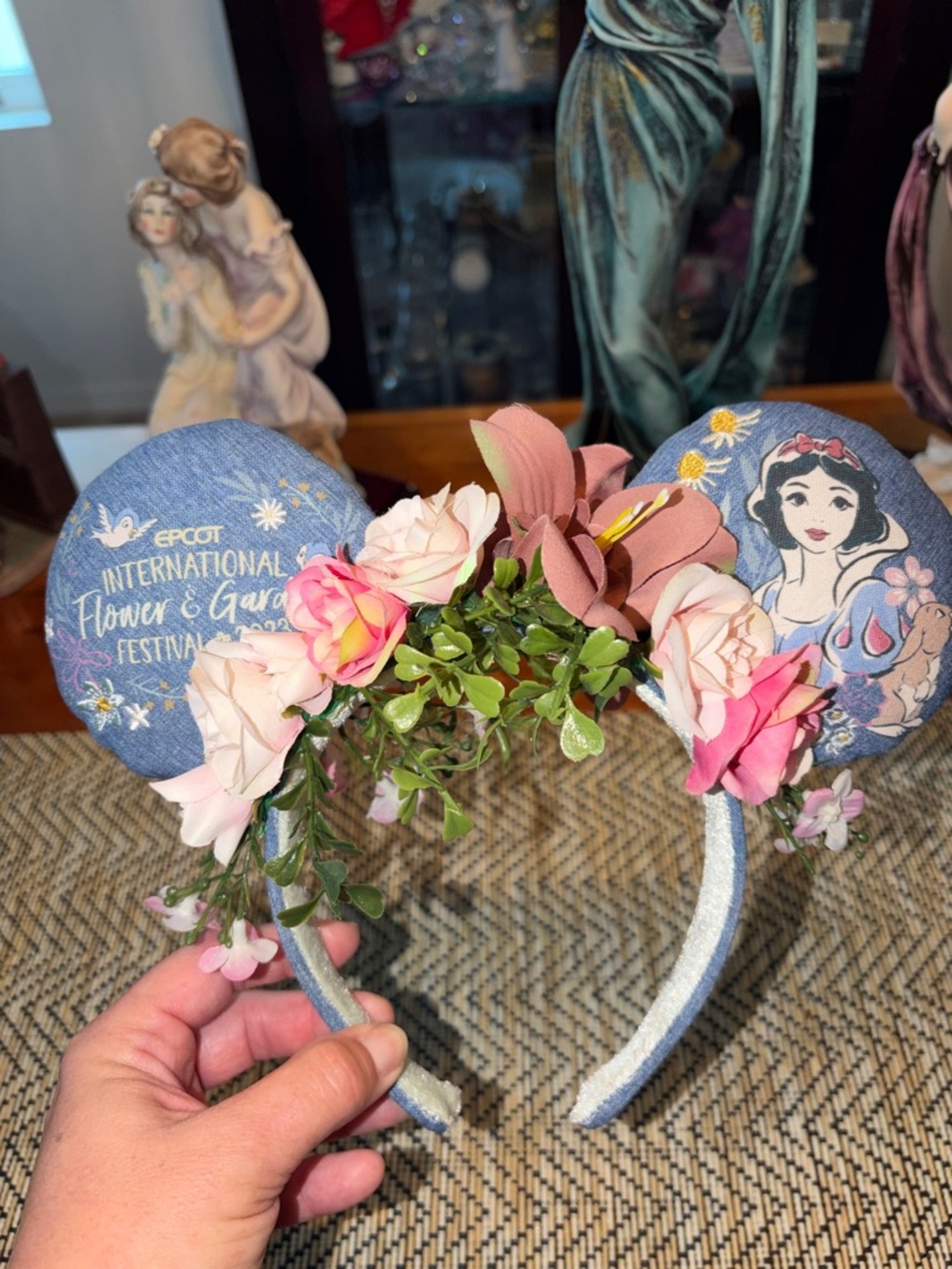 EPCOT International Flower & Garden Snow White Floral Minnie Ears